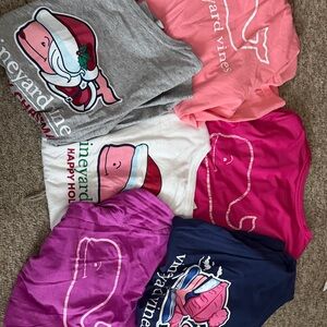 Vineyard Vines Festive Whale T-Shirt Collection